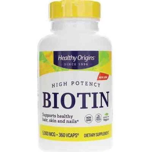 Healthy Origins High Potency Biotin 5,000 mcg 360 Vcaps - Picture 1 of 1