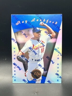 Pinnacle Certified 1997 Mirror Blue #13 Ray Lankford Hard To Find RARE - Image 1 of 2
