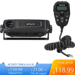 Retevis RA86 GMRS Transceivery Mobilne radio samochodowe Zintegrowany mikrofon sterujący - Zdjęcie 1 z 14