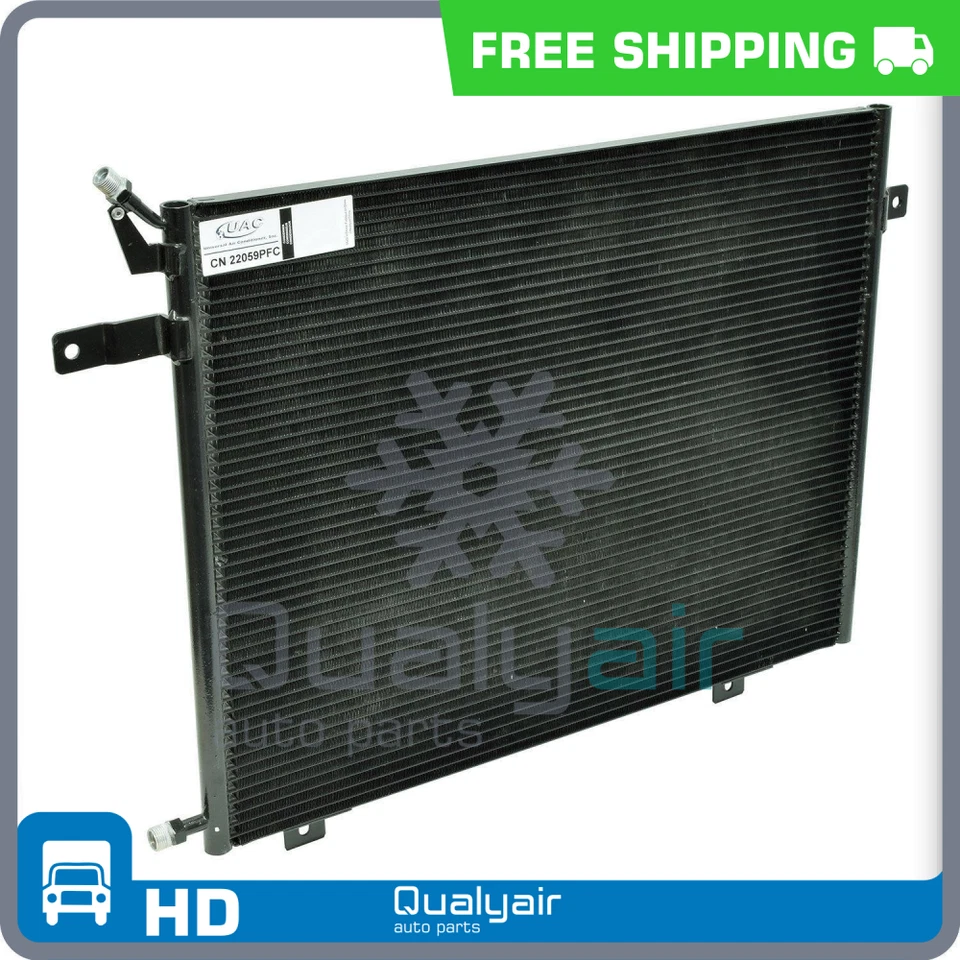 Condensador de aire acondicionado para Freightliner FL, FL106, FL112, FL50, FL60, FL70, FL80, MB70 QU Foto 1 de 4