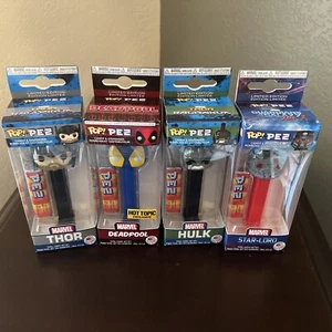 Lotto Funko POP 4 Pez Marvel Deadpool Game Stop esclusivo Thor Hulk Star-Lord - Foto 1 di 5