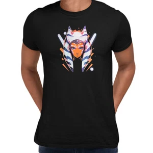 T-Shirt Ahsoka Tano schwarz Star Wars Geburtstag Geschenk TV-Serie Kinder Erwachsene T-Shirt - Bild 1 von 20