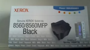 New Genuine Xerox 108R00726 Black Solid Ink for Phaser 8560/8560MFP - Picture 1 of 2