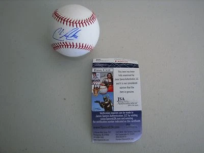 克里斯·阿切尔亲笔签名签名 OML 棒球 - JSA — 第 1/4 张图片