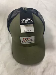 Cappello snapback camionista gamma verde uomo Billabong Adventure Division nuovo maglia - Foto 1 di 9