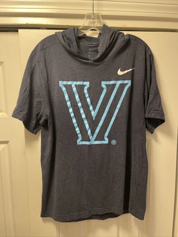Nike Short Sleeve Hoodie Villanova Wildcats NCAA Men’s Medium Cover