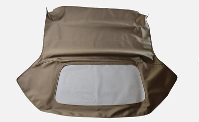 Chevy Corvette 1961-62 convertible techo blando con ventana de plástico lona bronceada Foto 1 de 2