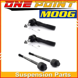 4PCS MOOG Front Inner & Outer Tie Rod For Sierra 1500 Silverado 1500 2WD - Picture 1 of 8