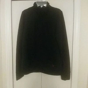 Tchibo Feel Like A Butterfly Zipper Front Black Jacket - Picture 1 of 8