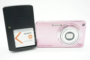 SONY Cyber-shot DSC-W350 Pink Compact Digital Camera made in China USED - Picture 1 of 20