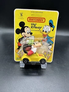 Vintage 1979 MATCHBOX Walt Disney WD-3 GOOFY Yellow Die Cast Car NOS Hong Kong - Picture 1 of 2