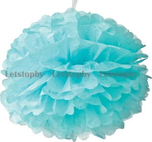 4" 8" 12" Tissue Paper Pom Poms Ball Lanterns Wedding Birthday Photo Shoot Craft - Picture 1 of 29