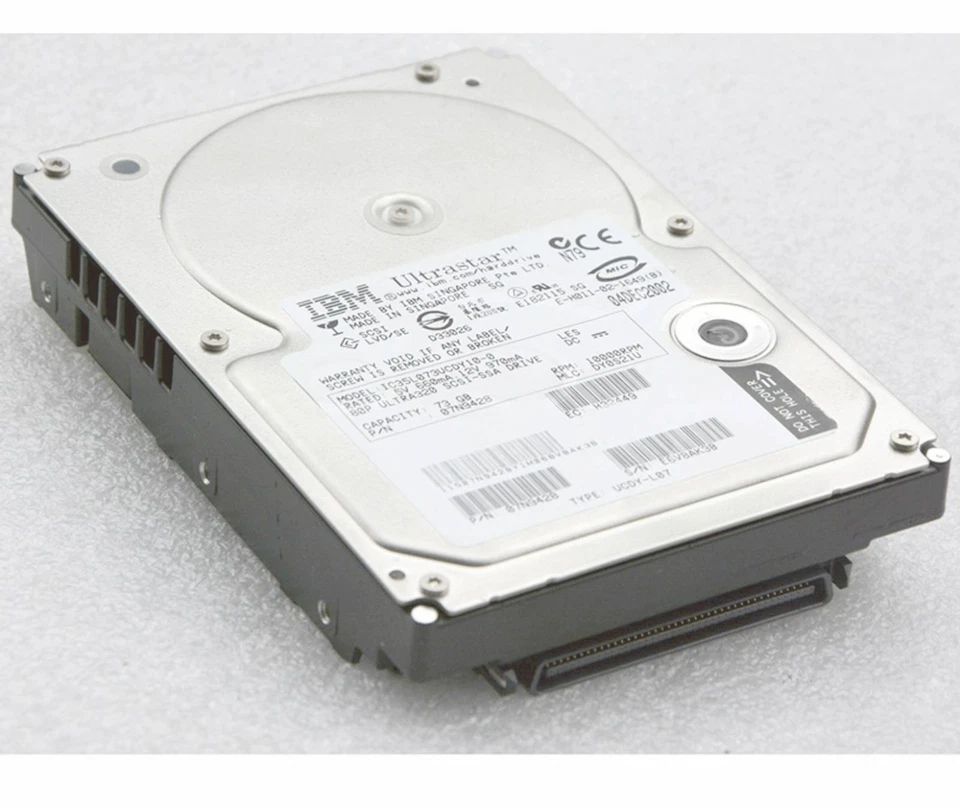 80-POL 73GB IBM Hitachi IC35L073UCDY10-0 07N9428 SCSI Hard Drive n812 - Image 1 of 1