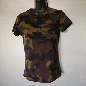 Popular 21 Size Medium Green Mesh Short Sleeve Camo Shirt - Picture 1 of 5