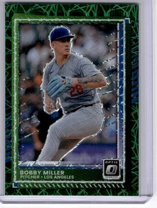 2025 Donruss Optic Green Bobby Miller 079/149 Los Angeles Dodgers #91 - Picture 1 of 2