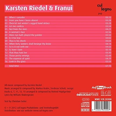 Fool of Love by RIEDEL,KARSTEN & FRANUI [Audio CD] - Bild 1 von 2
