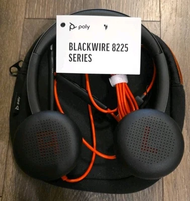 Poly Blackwire 8225 USB-C Headset Black Noise Canceling  - Image 1 of 2