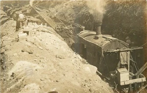 c1913 Drum California Placer bear river water div, Pipe RPPC Postcard 25-6505 - Imagen 1 de 2