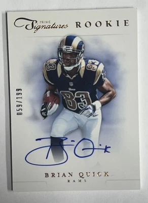 2012 Panini Prime Signatures Brian Quick Rookie Auto 059/199 - Image 1 of 4