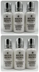 Molton Brown Coco & Sandalwood Nourishing Body Lotion 10 x 30ml Travel Size - Picture 1 of 1