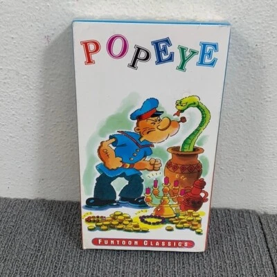 Popeye Meeting with Sinbad the Sailor The Night of the Hunter VHS Cartoon New - Image 1 of 4