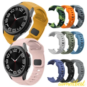 Silicone Band Strap For Samsung Galaxy Watch 6 4 5 Pro 40/44mm Classic 43/47mm - Picture 1 of 34