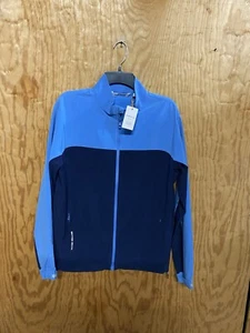 NEW MENS PETER MILLAR GOLF L/S DUNES FULL ZIP JACKET COAT, SMALL - Picture 1 of 10