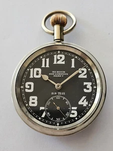 OMEGA-TASCHE-1918-MARK V-NON LUMINOUS-30 HOURS-ALLES ORIGINAL-ROYAL FLYING CORPS - Bild 1 von 24