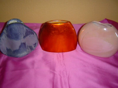 Vasen 3 Stück klassische Form neu 1 getöpferte in blau - Bild 1 von 4