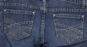 Aeropostle - Jeans - blau - Größe 3/4 - Strassakzente - Bild 1 von 4