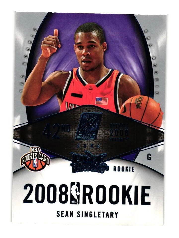 2008-09 Fleer Hot Prospects #157 Sean Singletary Blue - Image 1 of 2