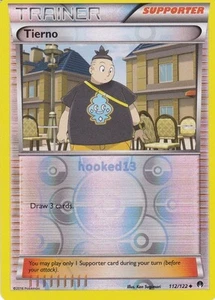 Tierno TRAINER Uncommon Reverse Holo BreakPoint Pokemon Card 112/122 - Imagen 1 de 2