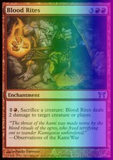 Magic the Gathering MTG Blood Rites (159) Champions of Kamigawa   LP FOIL