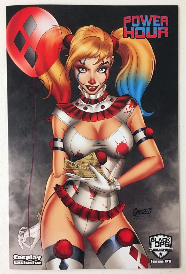 POWER HOUR #1 CASI NUEVO+ IT Harley Quinn Halloween Juegos con disfraces Exclusivo Faros Lounge 24356 Foto 1 de 1