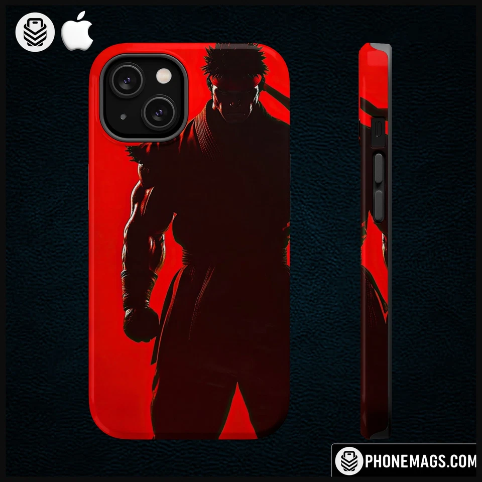 Street Fighter MagSafe® iPhone (13-16 Plus/Pro/Max/) Tough Case 2Layer Robust  - Image 1 of 1