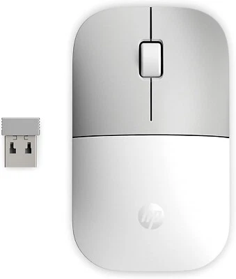 HP Z3700 Maus Wireless USB 2,4GHz 1200 DPI Slim Keramik Plug&Play 16 Mon. - Bild 1 von 3