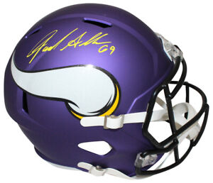 Jared Allen Autographed Minnesota Vikings F/S Speed Helmet BAS 40100