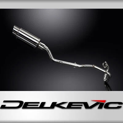 Silenciador de escape completo Yamaha XT225 Serow 1986-2007 8" redondo de acero inoxidable Foto 1 de 4