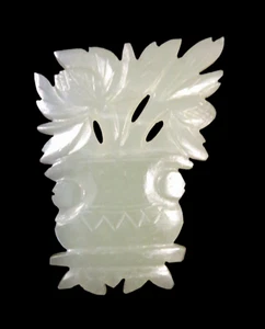 JADE Celadon PLAQUE Qing - Picture 1 of 10