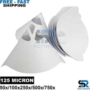 125 Micron Fine Mesh Paint Strainers – Disposable Nylon Filters 50x to 750x - Picture 1 of 8