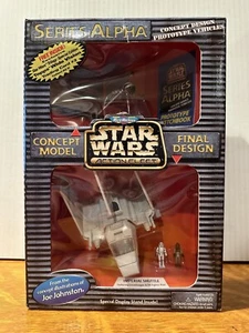 1997 Star Wars Action Fleet Series Alpha Imperial Shuttle w/ Concept Model - Picture 1 of 6