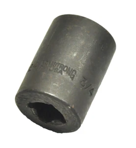 ARMSTRONG USA 20-024 3/4” 6-POINT IMPACT SHALLOW SOCKET 1/2” DRIVE - Picture 1 of 4