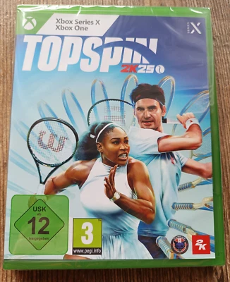Top Spin 2K25 (Xbox One / Series X) | NEU & OVP | DEUTSCHE Version | Tennis 2025 - Bild 1 von 2