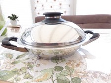 Padella/forma wok AMC 24 cm 2 L + coperchio vano alti condizioni molto ben tenute