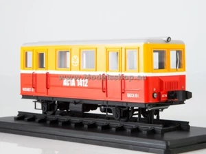 ModelPro 0074MP AS-1A Motorized railcar for transporting railway workers /red... - Imagen 1 de 6