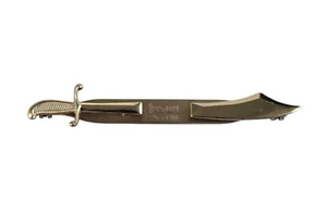 ANSON Scimitar Saracen Sword Folding Tie Bar Clip - Picture 1 of 5
