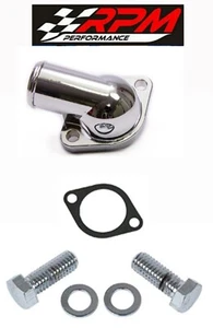 CARCASA TERMOSTATO CUELLO DE AGUA CROMO PONTIAC CON JUNTA 64-79 GTO FIREBIRD - Imagen 1 de 1