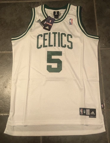Boston Celtics KEVIN GARNETT Adidas Swingman Mens Jersey Sz L+2 Inches NWT Cover