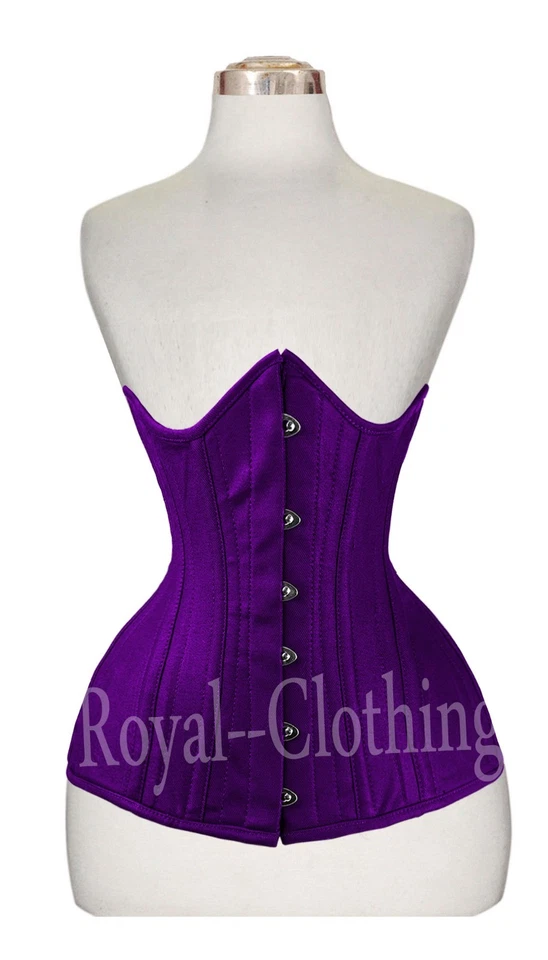 Corsé de entrenamiento de cintura deshuesada doble acero resistente 26 debajo del busto 8422-C Foto 1 de 1