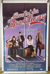 HEADIN' FOR BROADWAY FF ORIGINAL ONE SHEET MOVIE POSTER REX SMITH (1980) - Picture 1 of 1